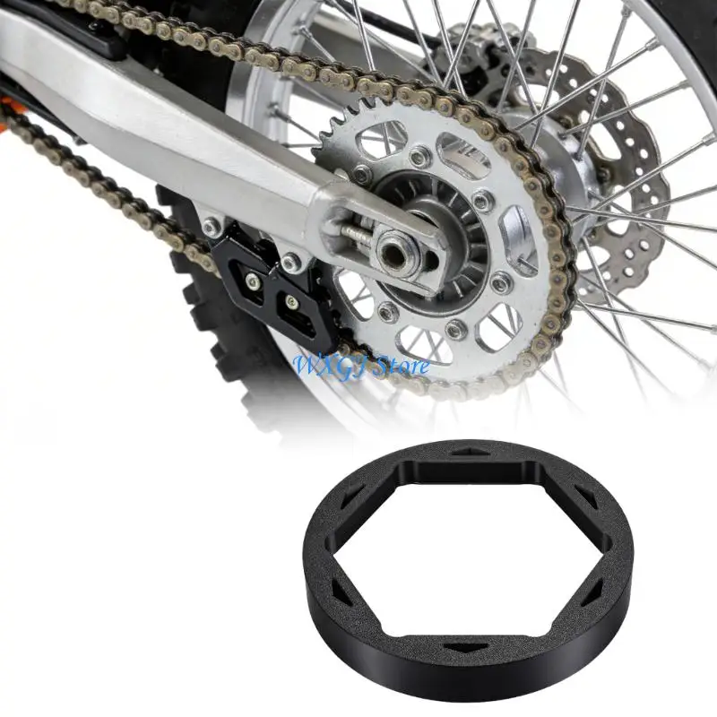 

37JE Motorcycle Chain Protector Plastic Cap Dirt Bike Chain Anti Collision Cushion