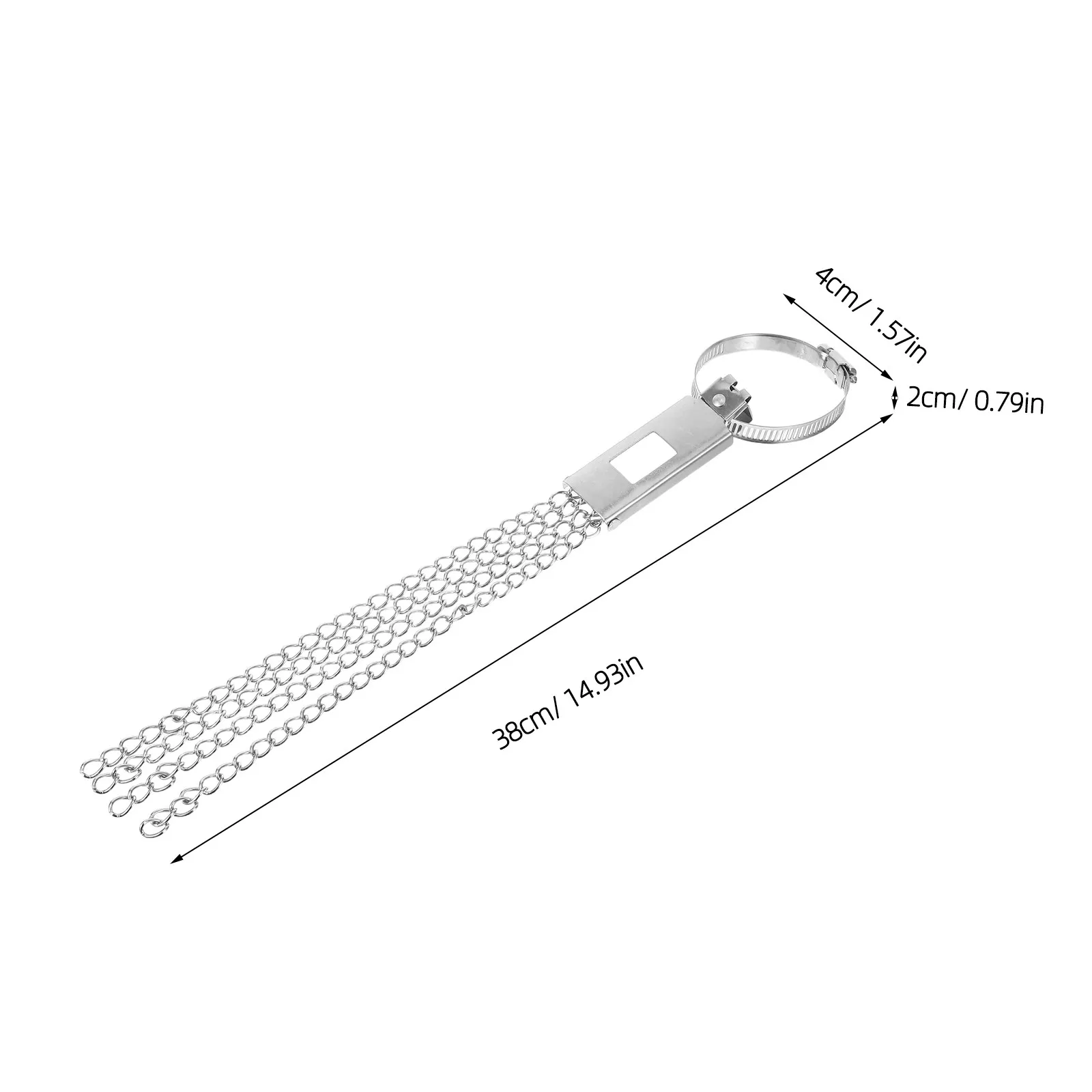 Car Anti-Static Ground Electrostatic Belt Metal Chain Exhaust Hanging Type Strap Autumn Winter Static Electrostatic Belt