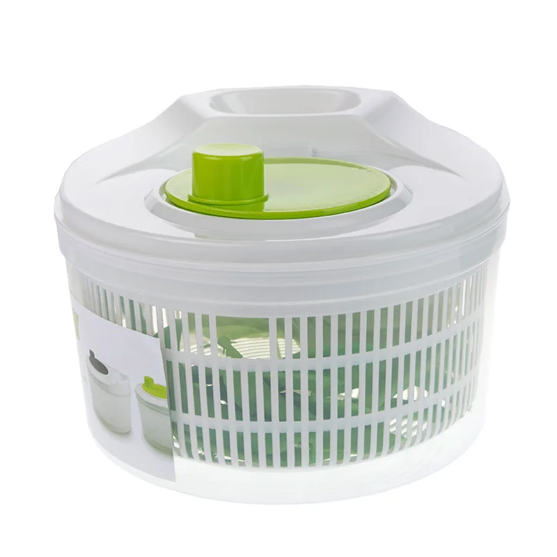 Salad Spinner Lettuce Greens Washer Dryer Drainer Crisper Strainer for Washing Drying Leafy Vegetables Kitchen Tools