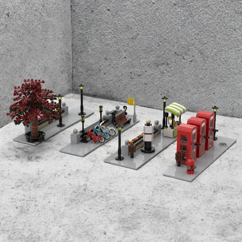 

1170 шт. DIY MOC модульный угловой пакет модульная модель в угол образовательные строительные блоки сборка игрушки подарок на праздник