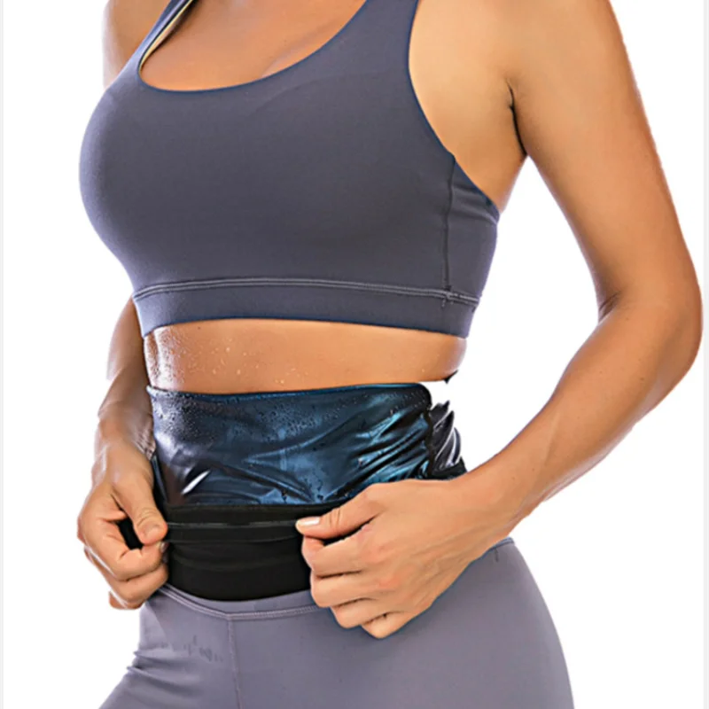 S-5XL Sauna Waist Trimmer Belly Wrap Workout Sweat Band Abdominal Trainer Weight Loss Body Shaper Tummy Control Slimming Belt