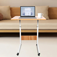 70-90cm Height Adjustable Computer Stand Lifting Bedside Table Portable Laptop Table Desktop Rotating Bed Table For Home Office