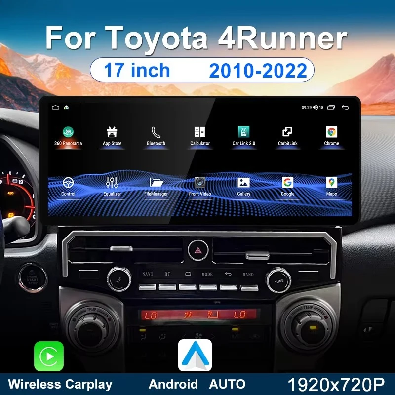 Radio Multimedia Video Player DVD Player Android 14 Carplay AutoGPS Navigation