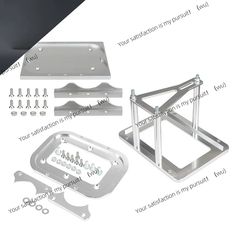 

Car modification parts, battery tray fixing bracket, silver billet aluminum alloy battery battery mounting bracket