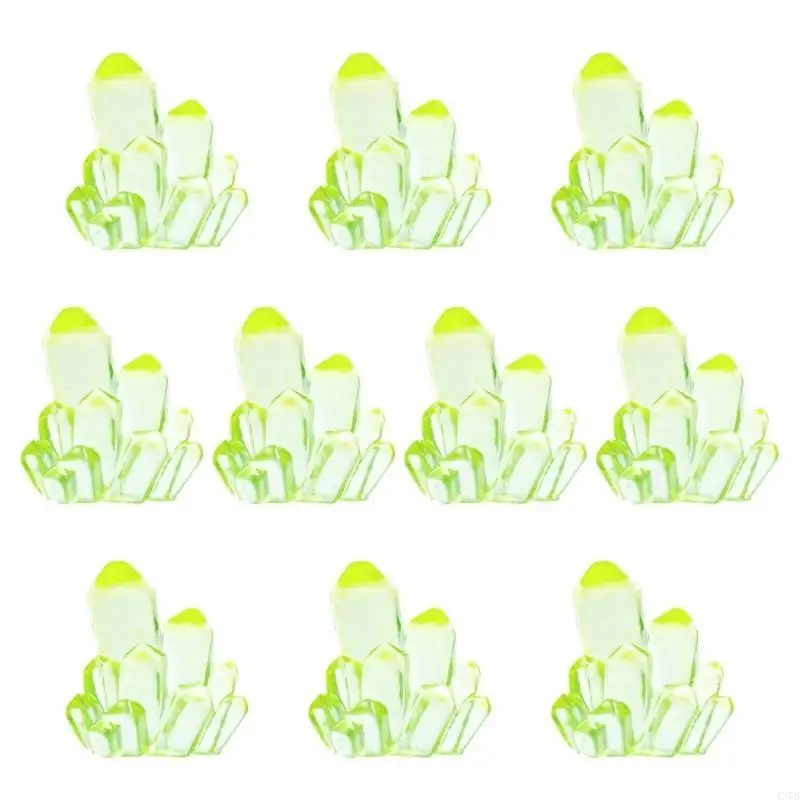 10pcs พิพิธภัณฑ์สัตว์น้ำเทียมมินิเซสเซนต์ขนาดเล็กภูมิทัศน์ภูมิทัศน์สำหรับถังปลา
