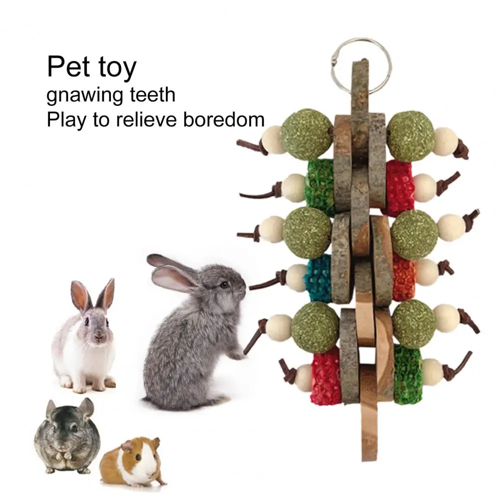 Small Animal Chew Toys Corn Cob Grass Ball Apples Wood Teeth Cleaning Stick Hamster Guinea Pig Rabbit Chinchilla Molar Toy