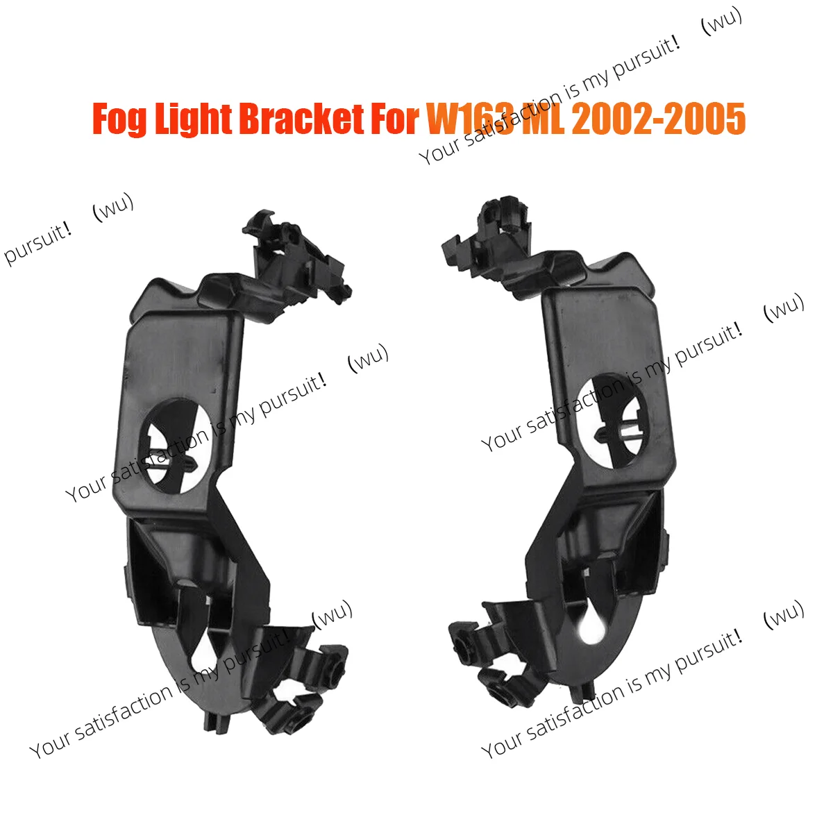 

1Pair Front Left+Right Fog Light Lamp Bracket Frame for Mercedes Benz W163 ML320 ML500 ML350 02-05