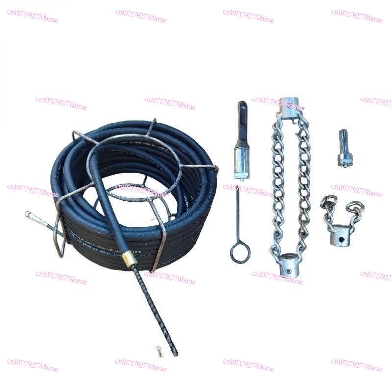 

Impact Drill Dredge Sewer Main Oil Cleaning Solid Spring Clogging Double Rotating Shaft
