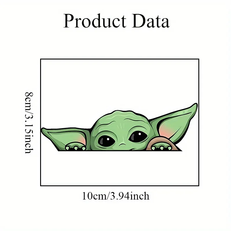 1 szt. Naklejka samochodowa - Naklejka z motywem kreskówkowym na korek wlewu paliwa i zderzak, do samochodów, ciężarówek, motocykli, ścian i laptopów