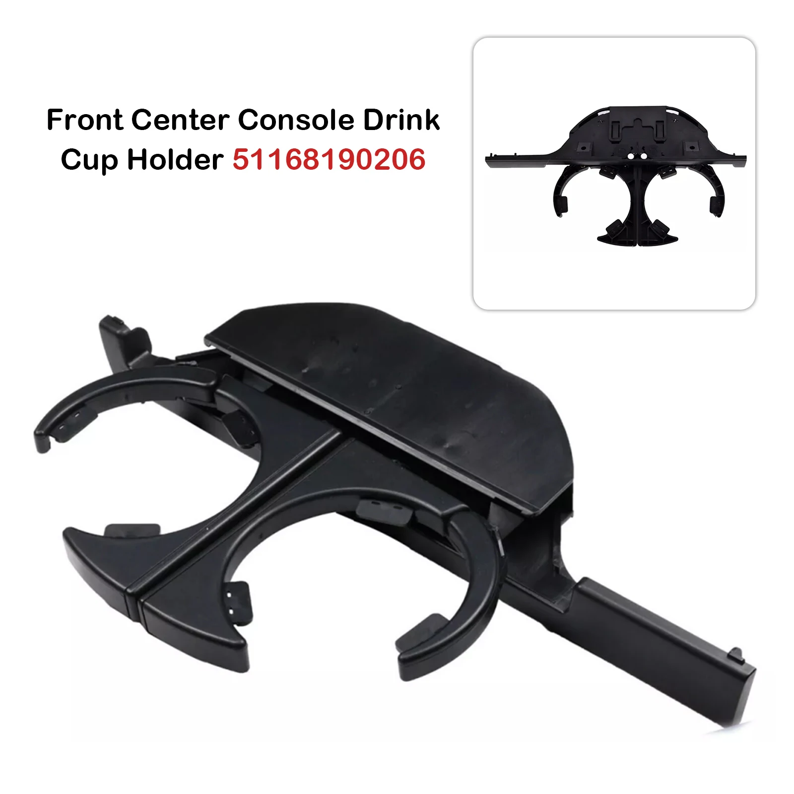 

Artudatech Front Center Console Drink Cup Holder 51168190206 For BMW E39 5 Series (RHD)