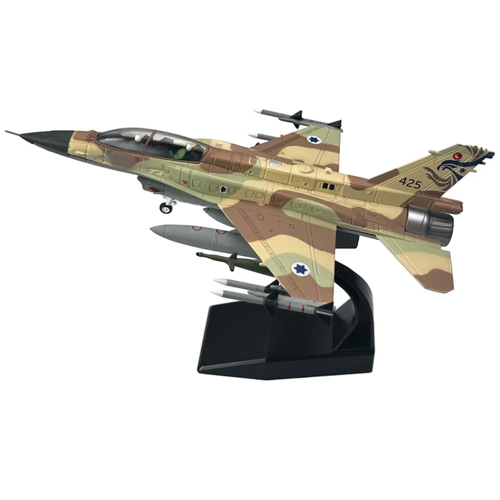 1:72 1/72 Força Aérea Israelense F16 F-16I Soufa Fighting Falcon Avião de combate Diecast Modelo de aeronave militar Brinquedo de presente para crianças