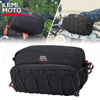 Motorcycle Handlebar Bag Bike Front Storage Tool Bag with Shoulder Strap Universal for Motorbike Bicycle Dirt Bike Snowmobiles