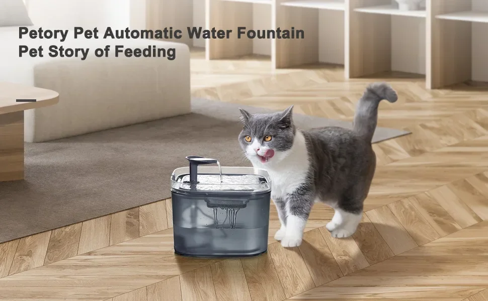 Cat Water Dispenser USB Electric Mute Cats Dog Drinker Bowl Recirculate Filtering Drinker for Cats Pet Water Dispenser