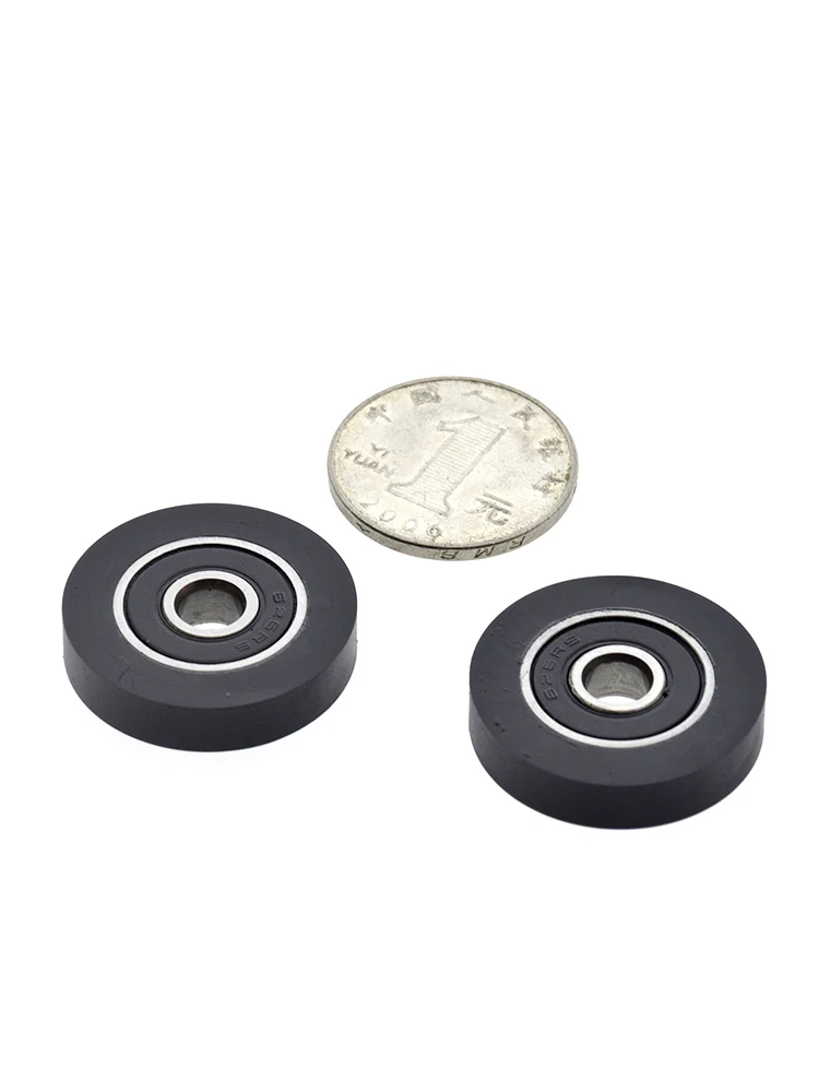 1Pc 6x28x6 nastro trasportatore in gomma coperta attrezzatura per automazione puleggia motrice gomma morbida guida silenziosa whee