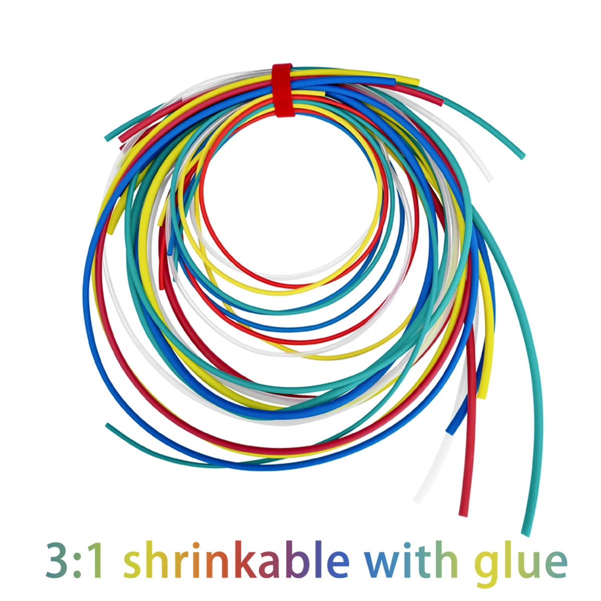 1M 1.6/2.4/3.2/4.8/6.4/7.9/9.5/12.7 mm Dual Wall Heat Shrink Tube Thick Glue 3:1 Shrinkable Tubing Adhesive Lined Wrap Wire Kit