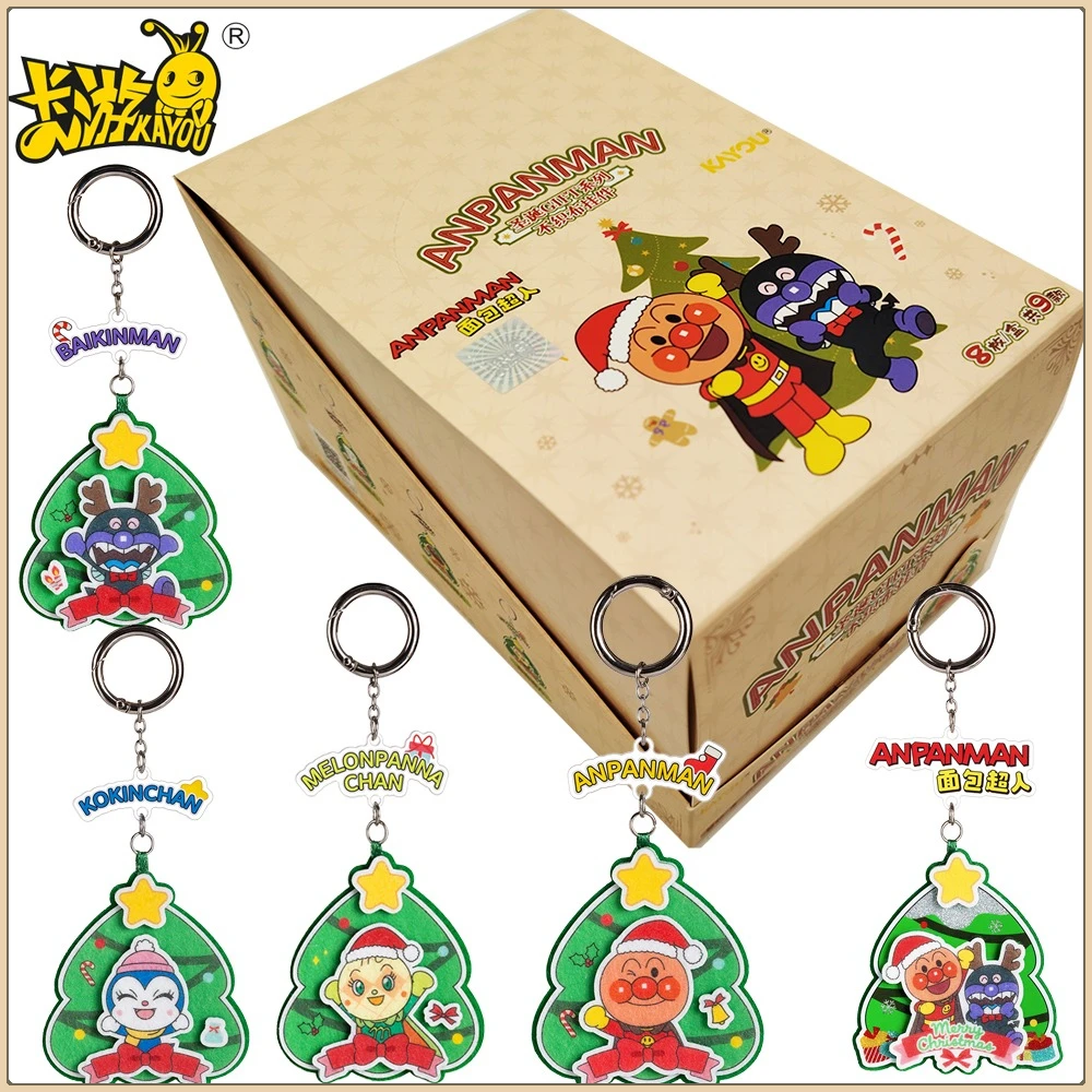

Подлинная подвеска из нетканого материала KAYOU Anpanman, изысканная коллекция мультфильмов, сумка с подвеской в рождественском стиле, аксессуары, подарки для детей