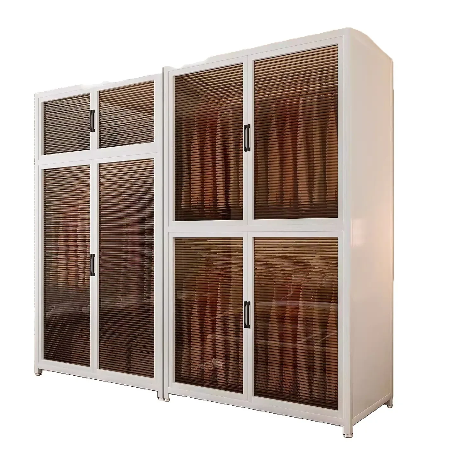 

Надежный стальной шкаф для дома, спальни, полный подвесной шкаф для аренды комнаты, металлическая комбинация, шкаф для маленькой квартиры 2025