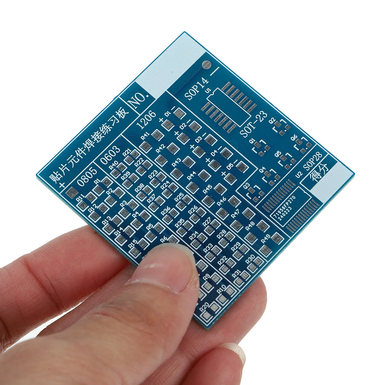 

2 комплекта: Набор для практики по пайке электронных компонентов, плата PCB, комплект DIY-компонентов для обучения пайке электроники