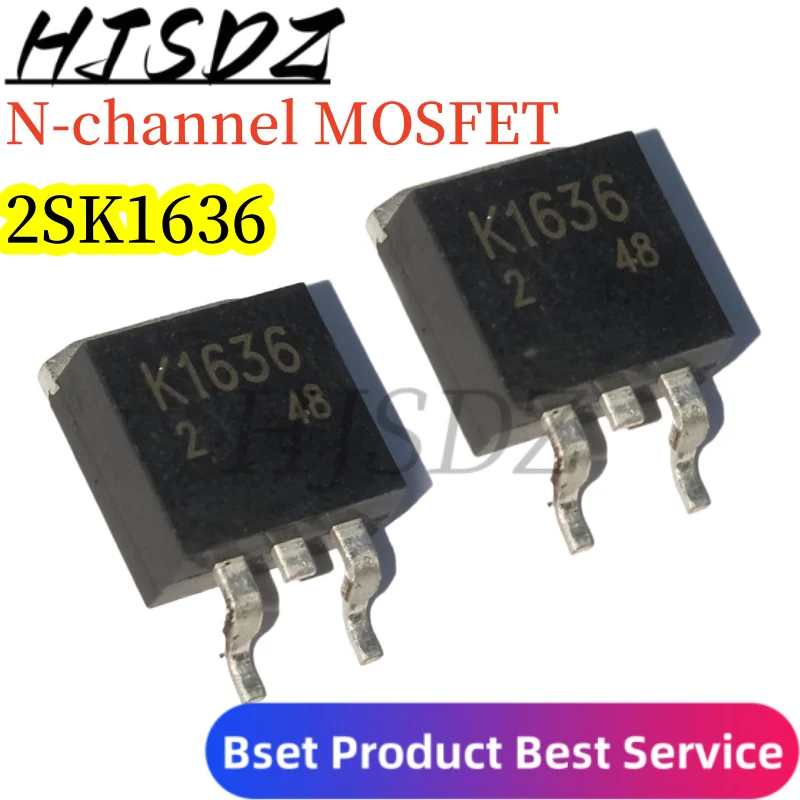【20-40PCS/LOT】2SK1636 TO-263 K1636 N-channel MOSFET semiconductor field effect transistor