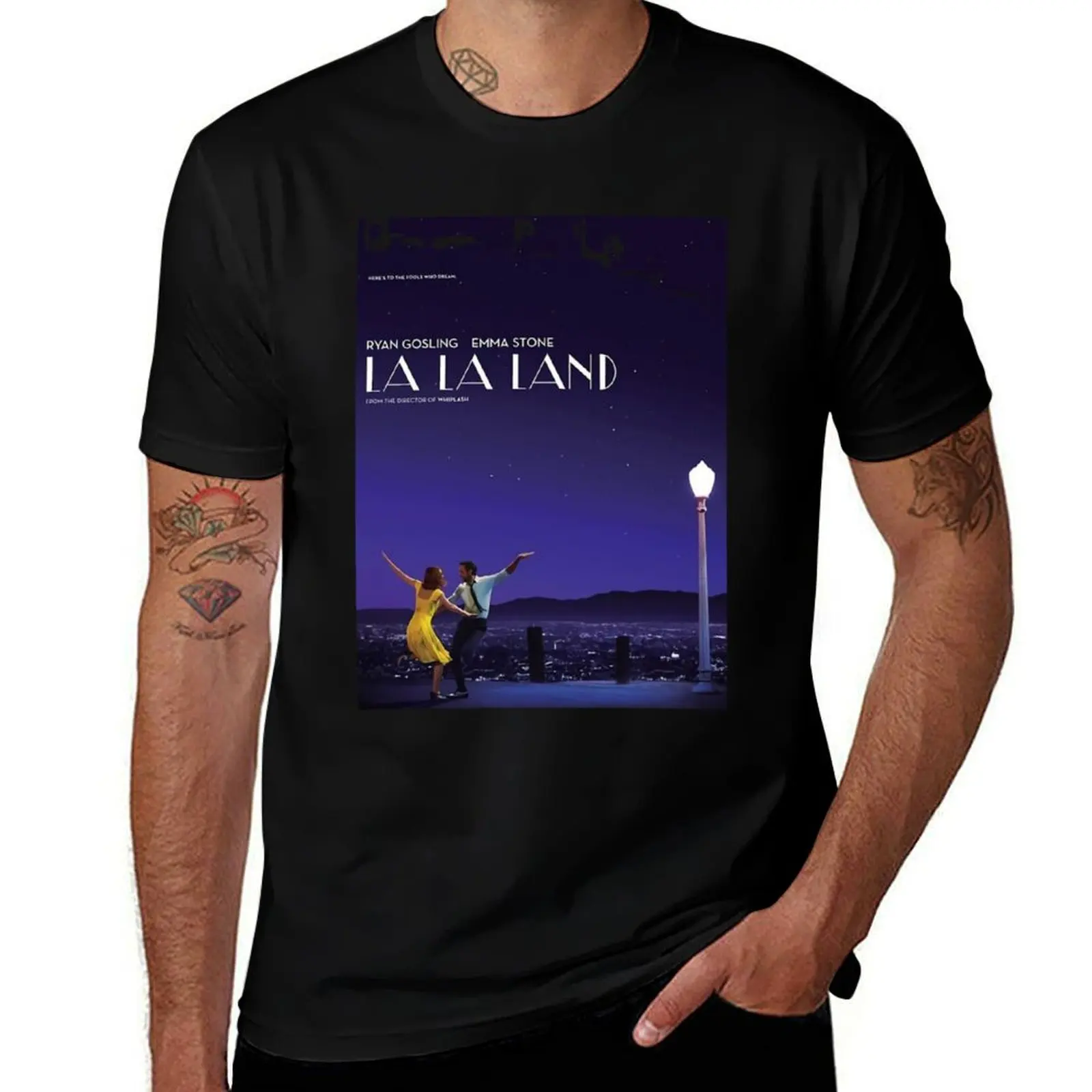 

La La Land Movie Poster T-Shirt anime t shirts for man man t shirt summer T-Shirt