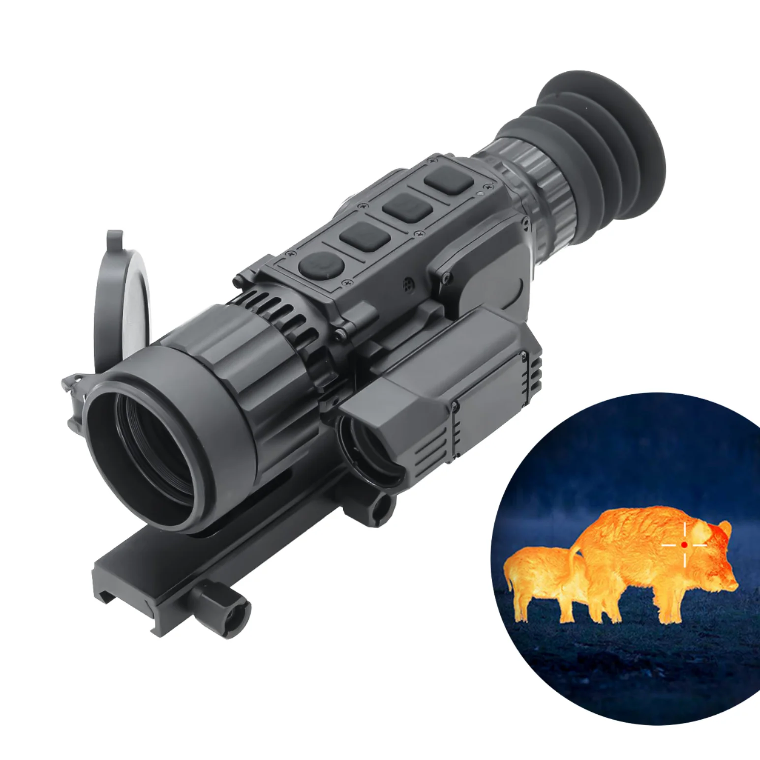

Top Supplier 4x Magnification 11mm Base Tactical Hunting Thermal Laser Scope Night Vision Optics Combo Sight Accessories