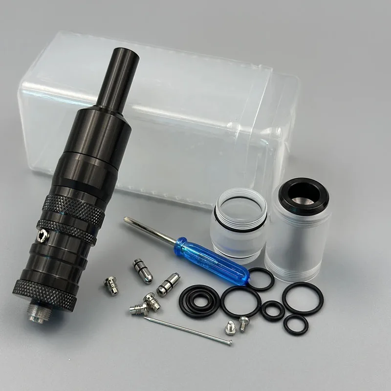 FeV Flash-e-Vapor Mini RTA 17mm Diameter 3.0ml 316 SS E 510 Thread Mod atomizer tank for coils & atomizers - gallery image 6