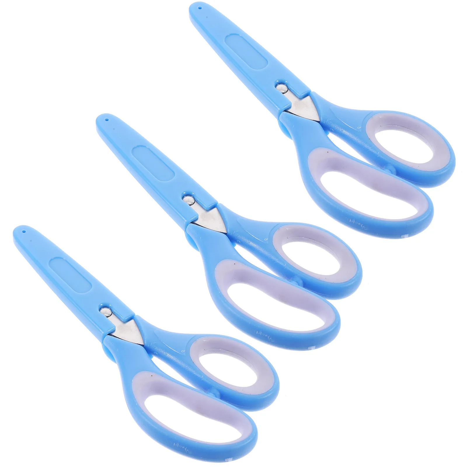 

Набор из 3-х ученических ножниц с защитными чехлами, безопасные режущие инструменты из нержавеющей стали, маленькие ножницы для рукоделия, изготовления открыток, школы