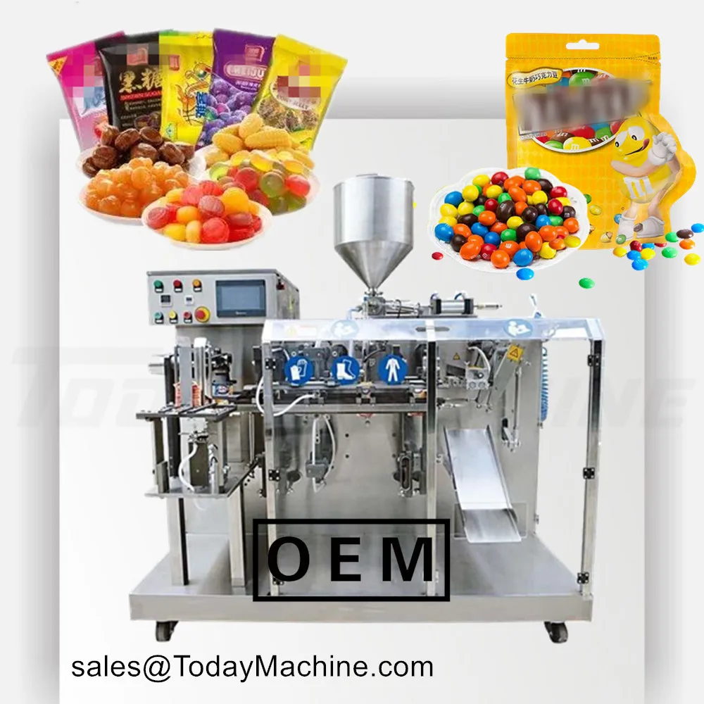 Automatic Stand Up Bag Doypack Premade Pouch Washing Powder Detergent Packing Packaging Machine