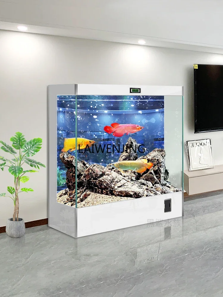 

SGF fish tank living room household wall back filter ecological landscaping Jinlong fish tank