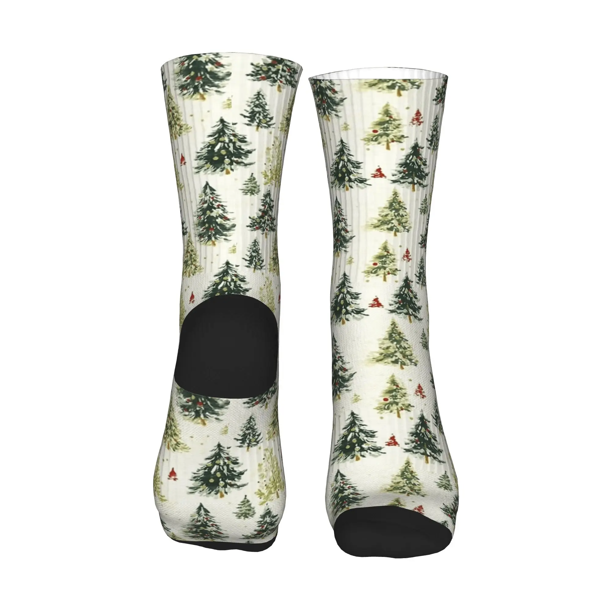 خمر شجرة عيد الميلاد الجوارب جوارب مضحكة الكبار الرجال لينة تنفس في الهواء الطلق جوارب رياضية الشتاء الرسم المضادة للانزلاق الجوارب