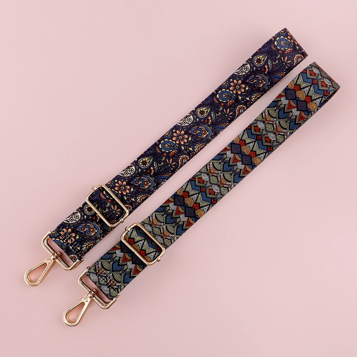 The Bohemian Pattern Ladies Messenger Bag Shoulder Strap Single Shoulder DIY Adjustable Shoulder Strap Accessories Bag Strap