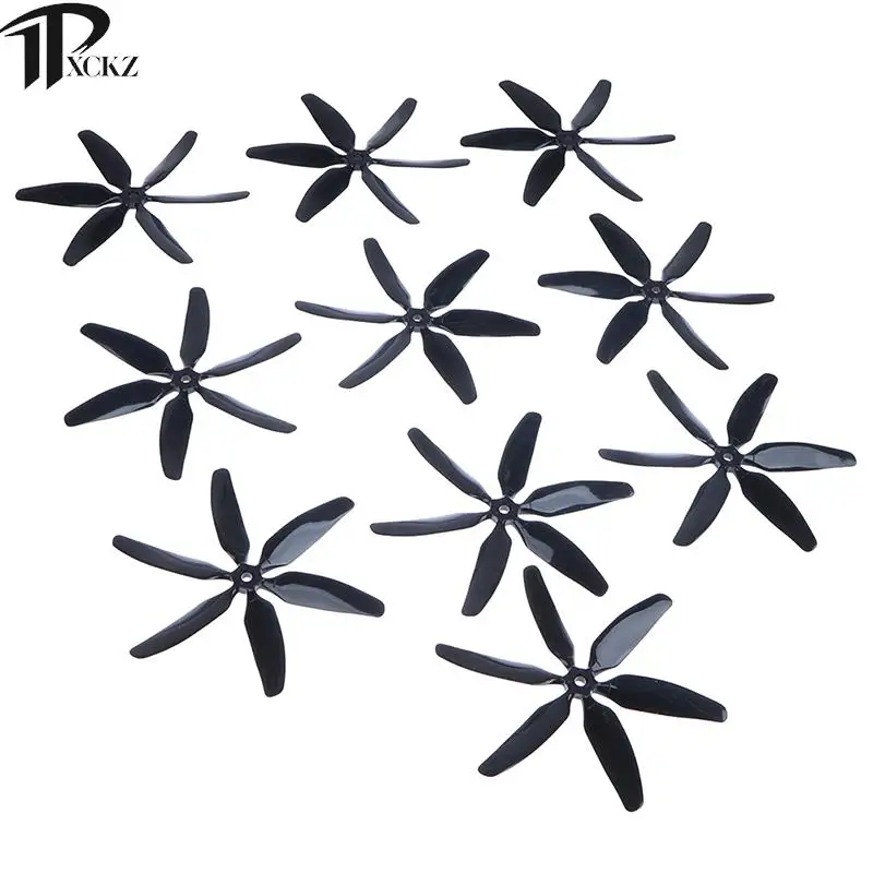 10pcs 5X4X6 Six-Blade Propeller Six-Blade Propeller CW CCW 5 Inch Propeller Blades For Quadcopter Racing Drone Propeller Blades