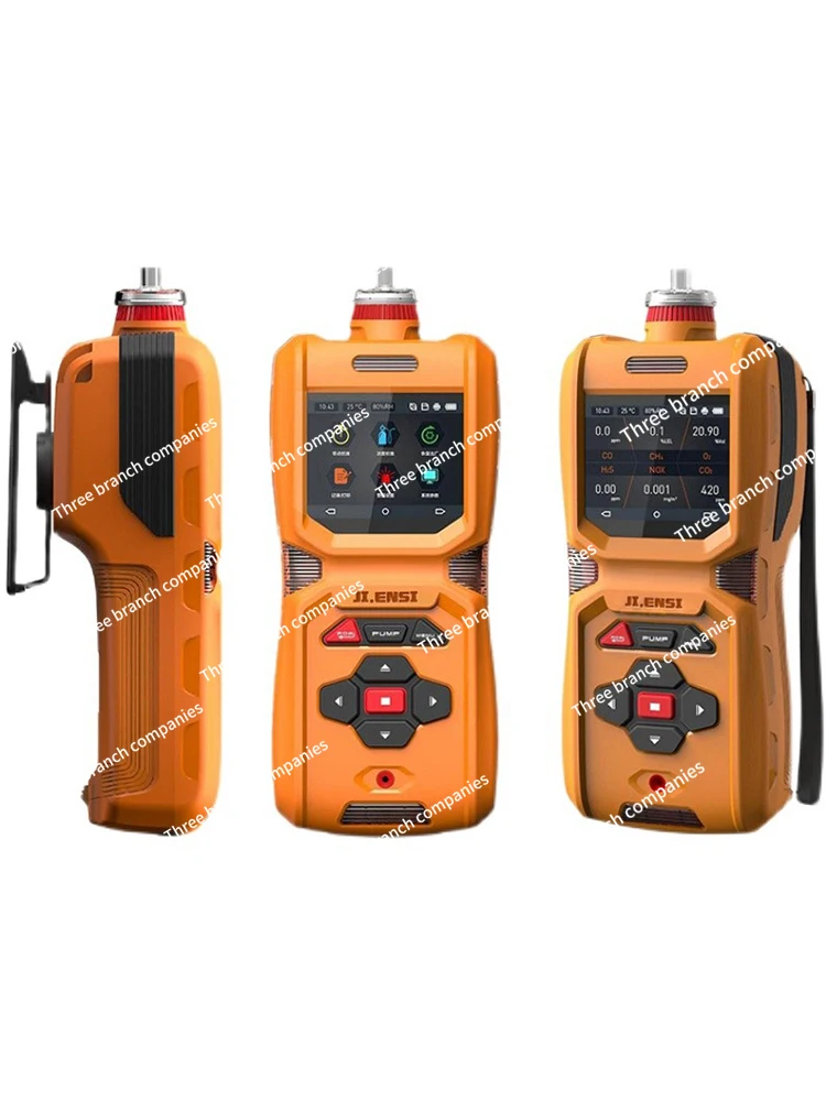 Keensi Portable Six-in-One Detector CO2 Oxygen Hydrogen Sulfide Flammable Gas Co Composite Detector