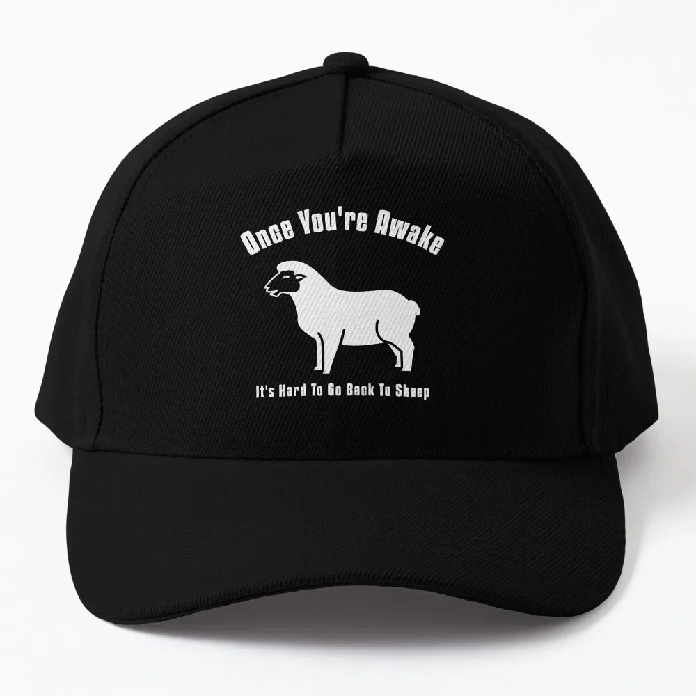 Once You are Awake It is Hard To Go Back To sheep Baseball Cap Christmas Hat Kids Hat Women Beach Fashion Men'S