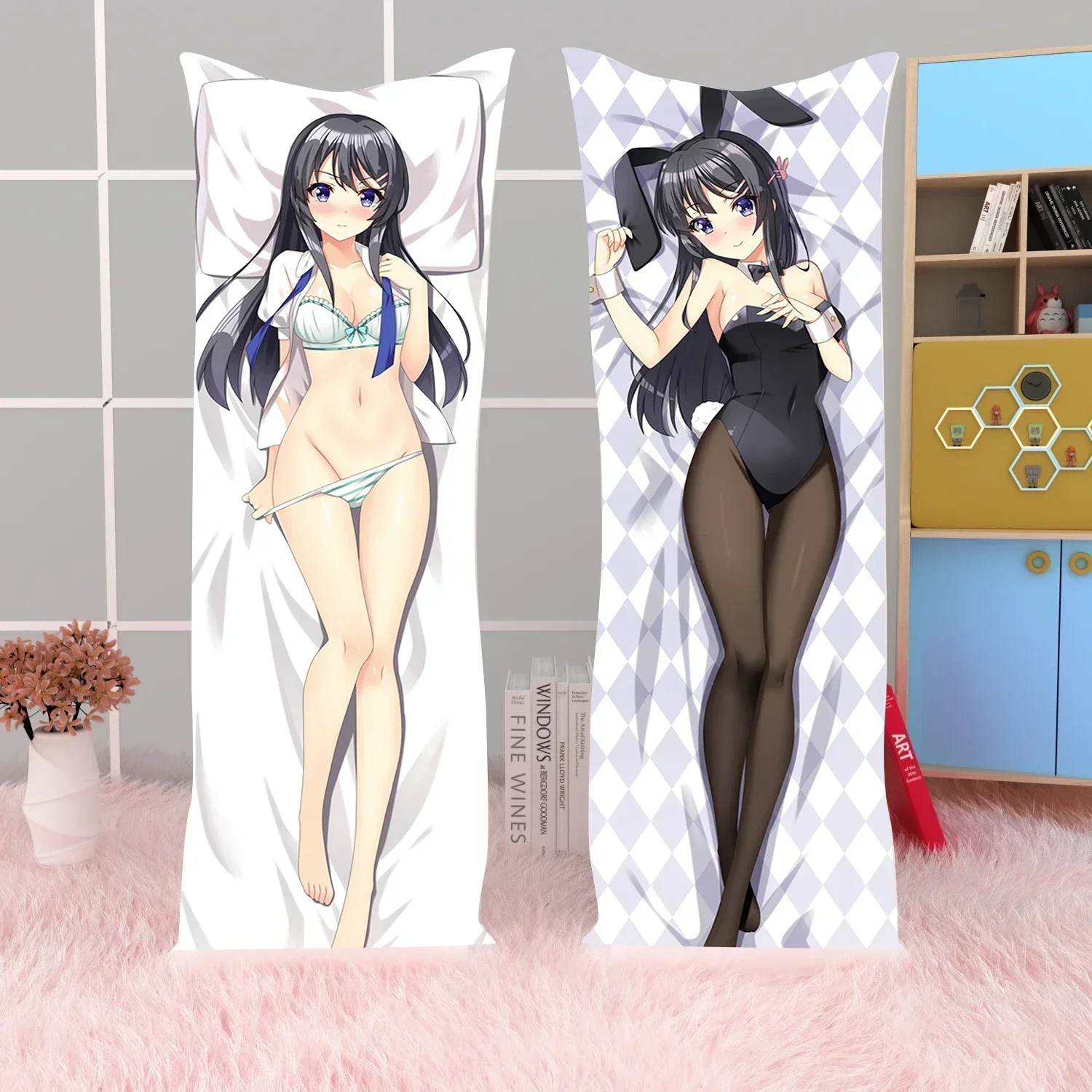 Anime Game Seishun Buta Yarou Sakurajima Mai Dakimakura Poszewka na poduszkę Poszewka na poduszkę Otaku Poszewka na poduszkę