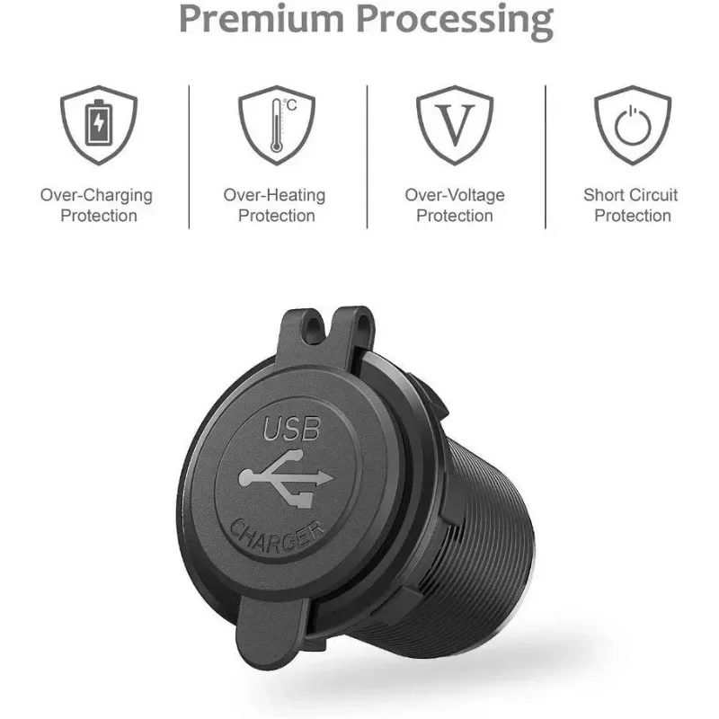 شاحن سريع لتعديل السيارة، محول USB عالي السرعة مع تقنية QC/PD، ملحق ترقية السيارة المتخصصة #1