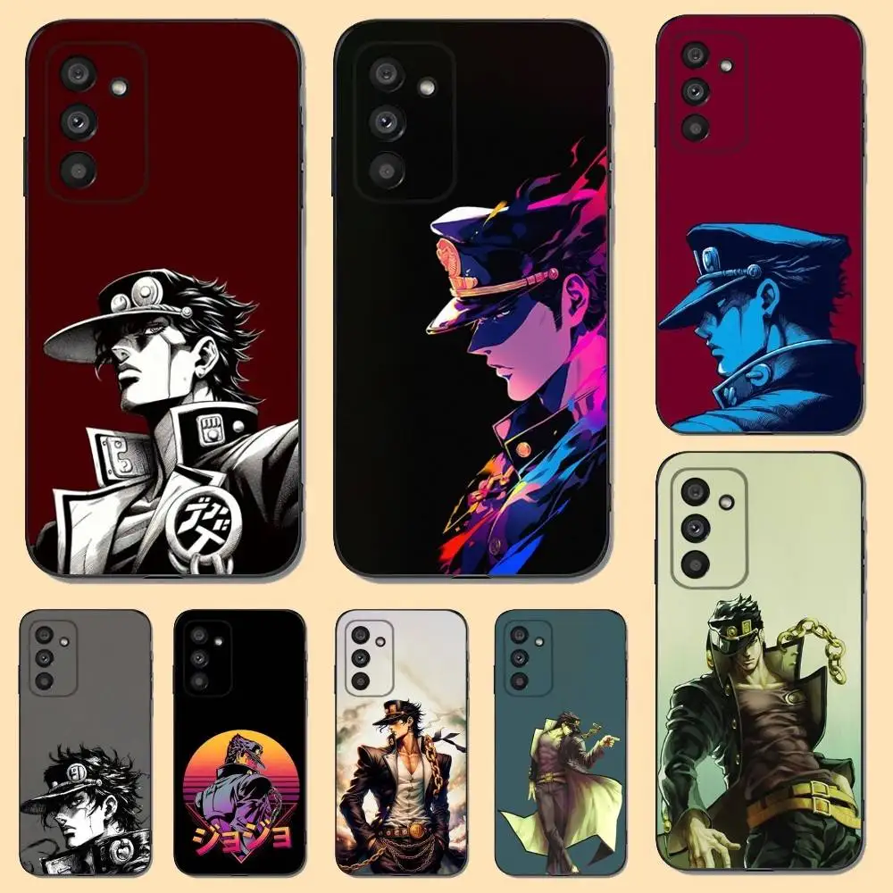 

J-Jotaro Kujo J-Jojos Phone Case For Samsung S25,S24,S21,S22,S23,S30,Ultra,S20,Plus,Fe,Lite,5G Black Cover