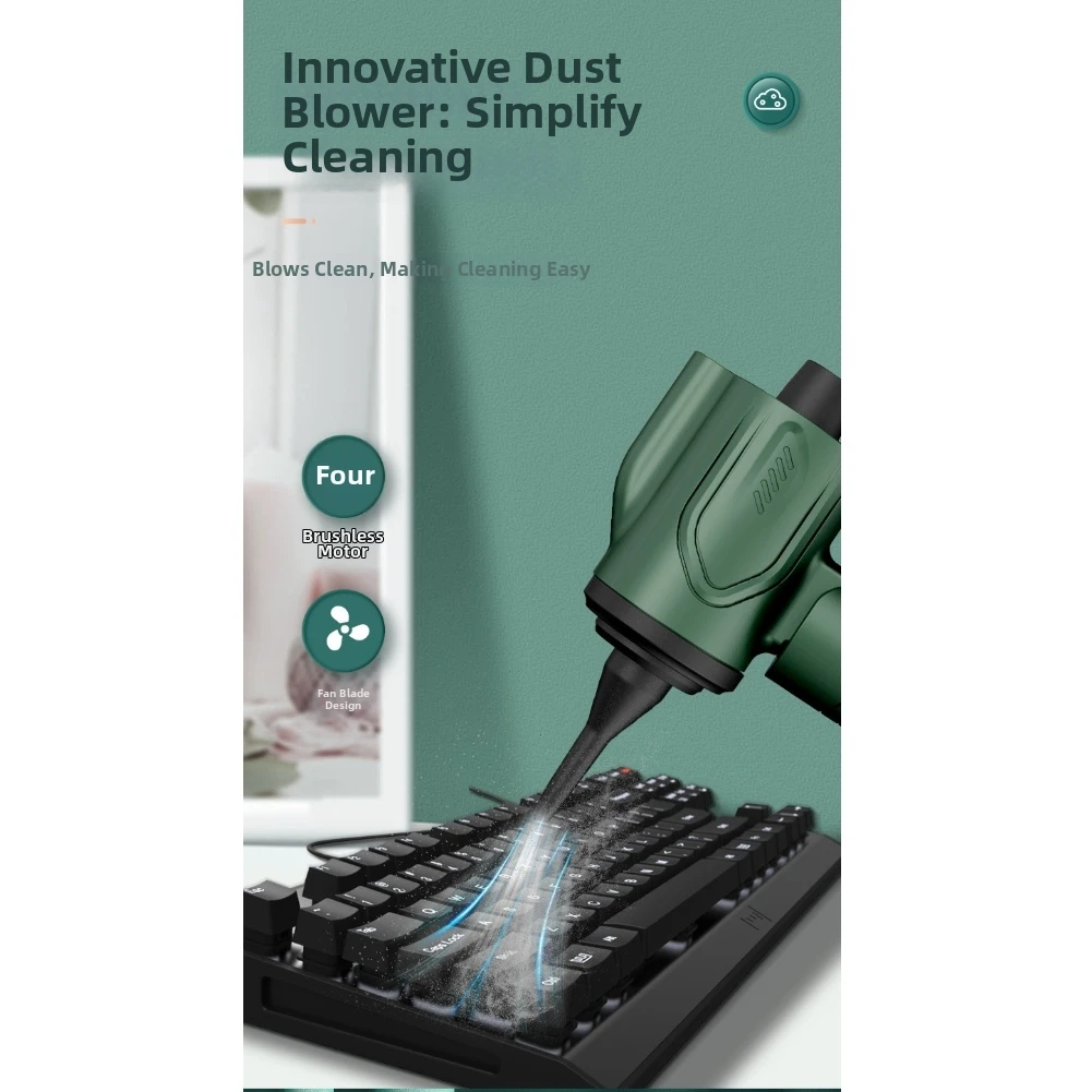 for Handheld For Car Vacuum Cleaner Cordless Rechargeable for Seat For Carpet Dashboard Cleaning 1300mAh 5V/2A Charging