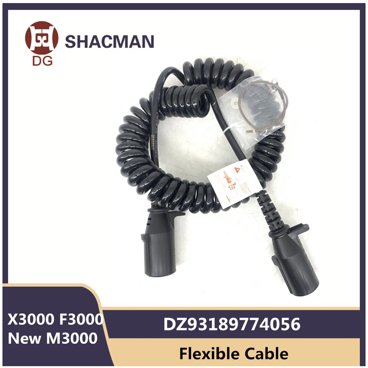 

DZ93189774056 Flexible Cable Assembly for SHACMAN Shaanxi X3000 F3000 new M3000 Tractor Trailer Elastic Cable Original parts