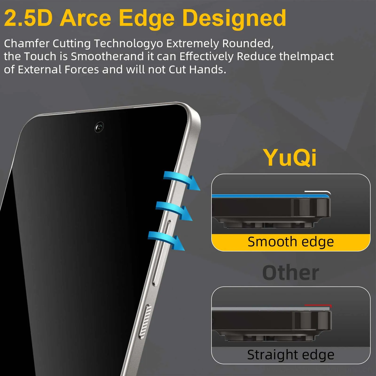 Xiaomi 14T Pro용 안티 스파이 화면 보호기, 강화 유리 개인 정보 보호 스크래치... - 4