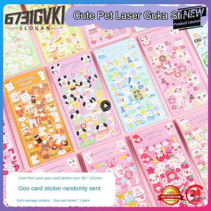 Hand Account Sticker Cartoon Creative Decoration Pet Pattern Sticker Cute Stickers Waterproof Toy Sticker Sealing Paste