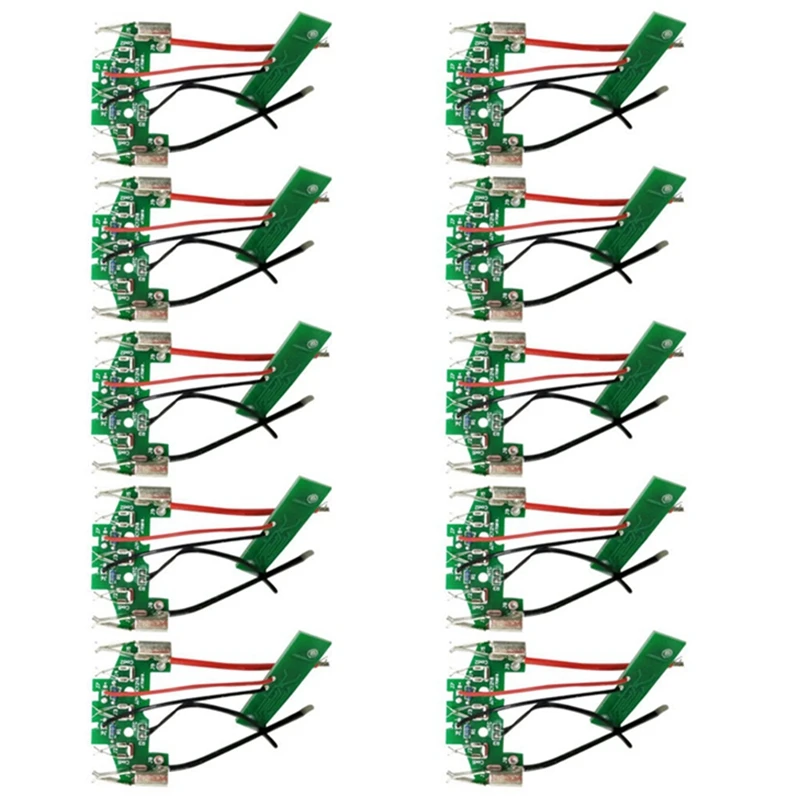 

10Pc Li-Ion Battery Charging Protection Circuit Board for Bosch 18V 3.0Ah BAT610 BAT609G BAT618 Electric Power Tool