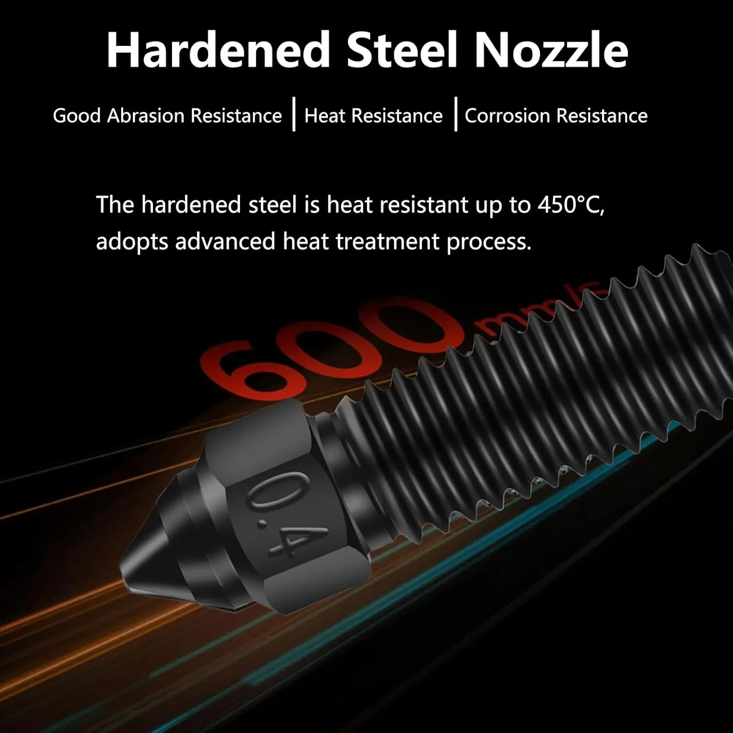 Creality Ender3 V3 KE Hotend Kit, Ceramic Heating Block Kit Hardened steel nozzle is heat resistant up to 450°C,Extruder Hotend 5
