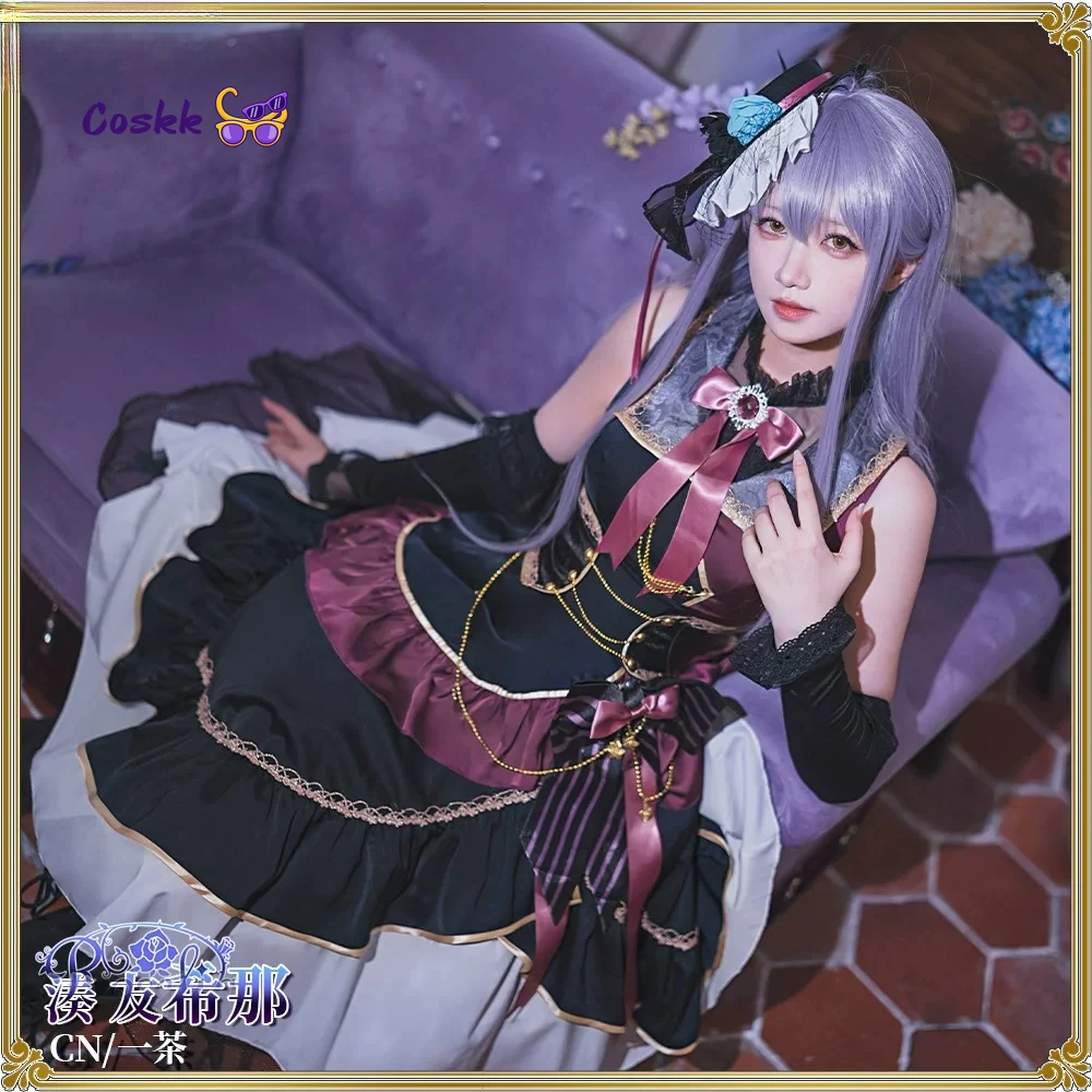 

Anime BanG Dream Yukina Minato 10th Anniversary Cosplay Costum Uniform Props Accessories Women Halloween Carnival Lolita Dress