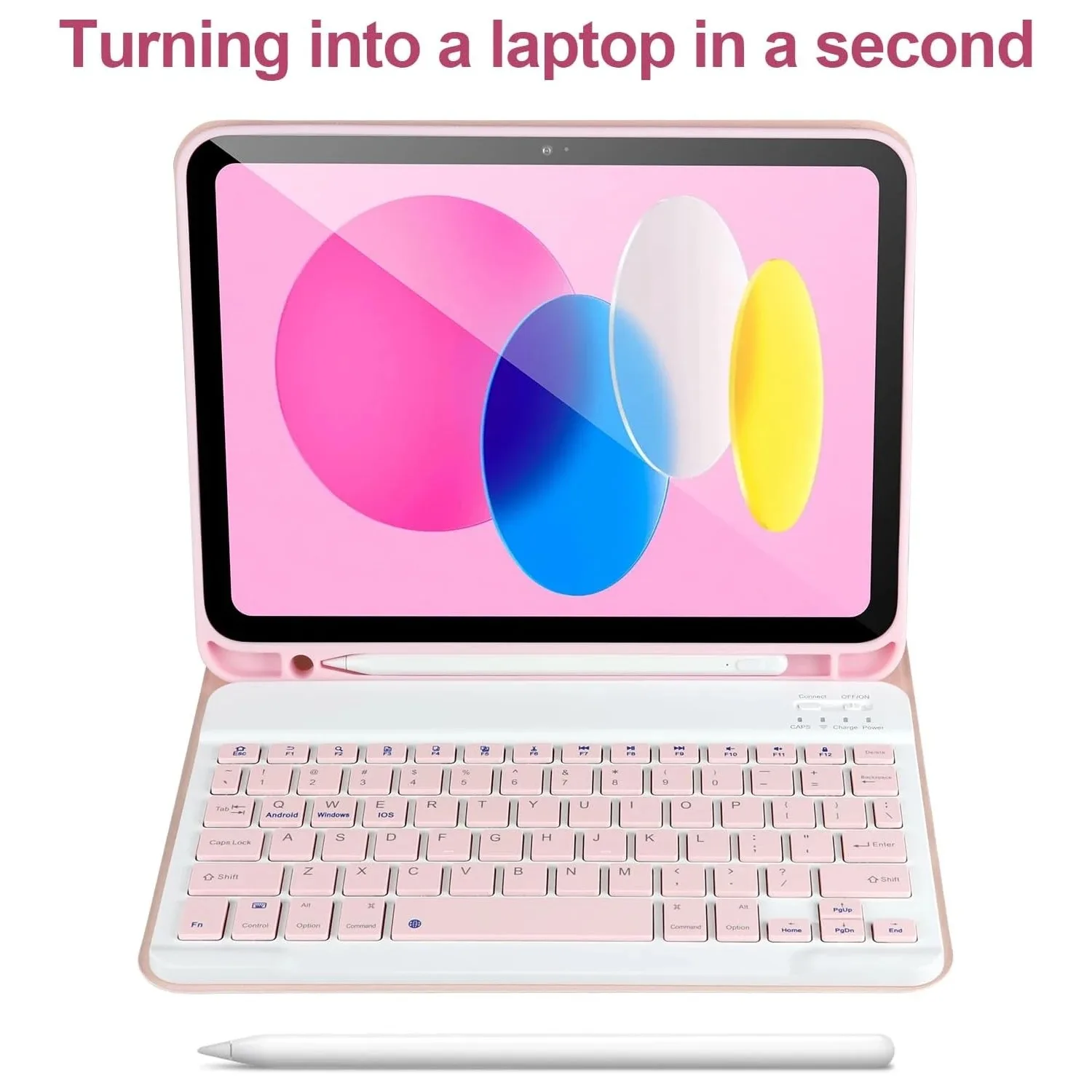 Wireless Bluetooth Keyboard For iPad 10th Generation 2022 10.9 Inch Case With Keyboard Detachable Leather Tablet Case For Cover