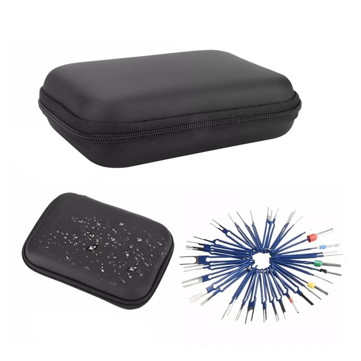 Compatible 41-Piece Automotive Electrical Terminal Removal Tool Set Connector Pin Extractor Kit