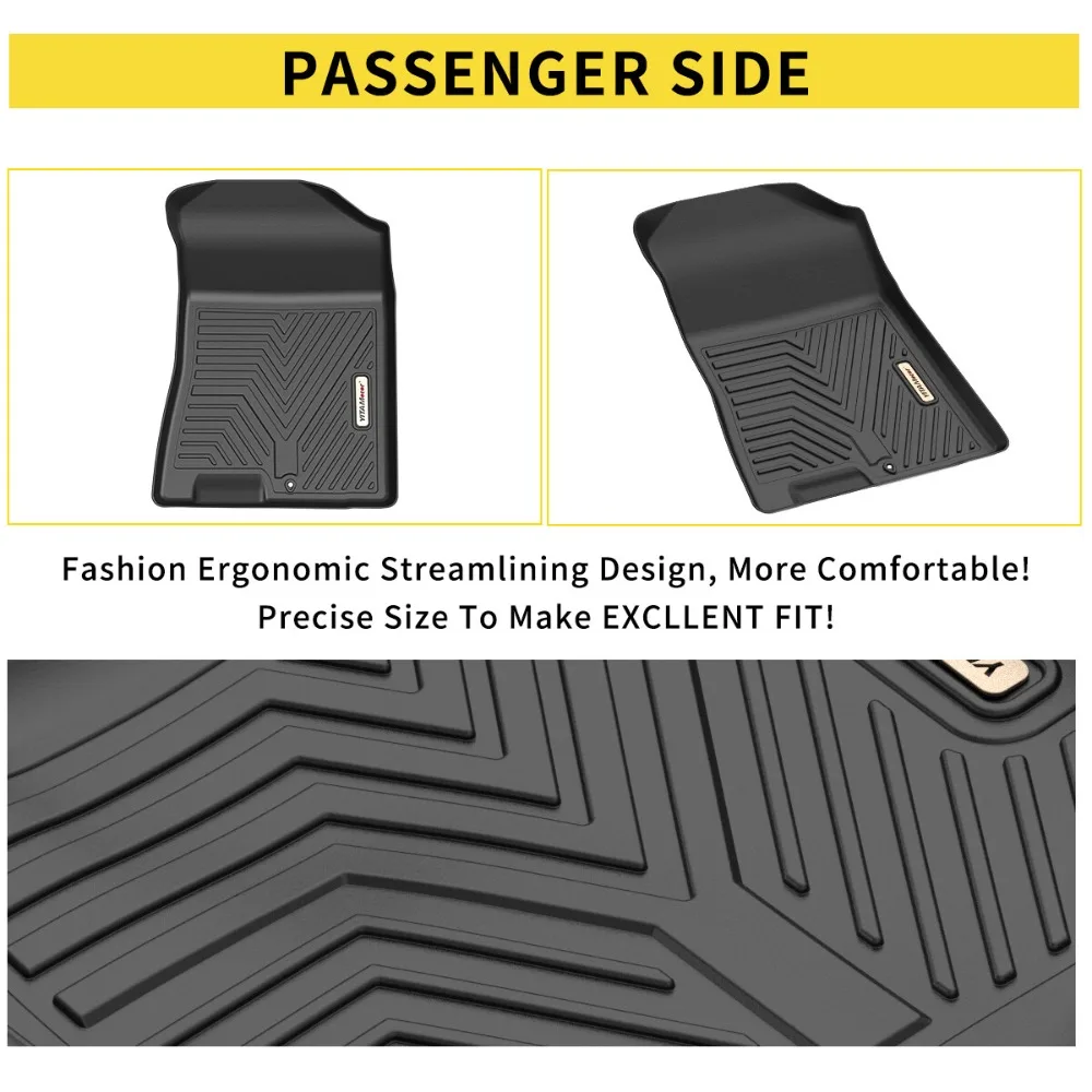 Floor Mats Liners For 2020- 2026 Hyundai Sonata 2021-2026 Kia K5 FWD All Weather