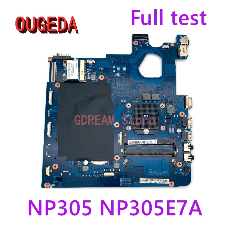 

OUGEDA For BA41-01820A BA92-09506B BA92-09506A Samsung NP305 NP305E7A Laptop Motherboard Socket FS1 DDR3 main board full tested