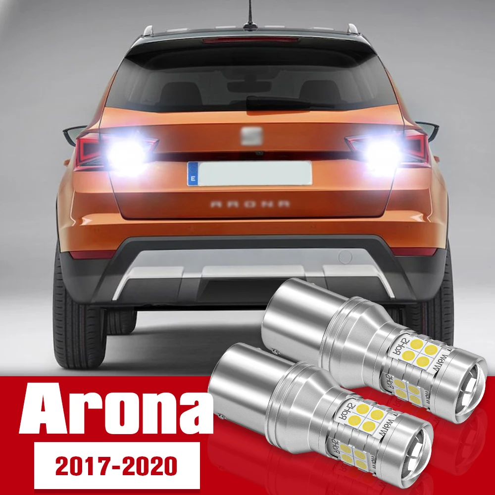 2 buah Aksesori LED lampu bohlam terbalik untuk tempat duduk Arona KJ7 2017 2018 2019 2020