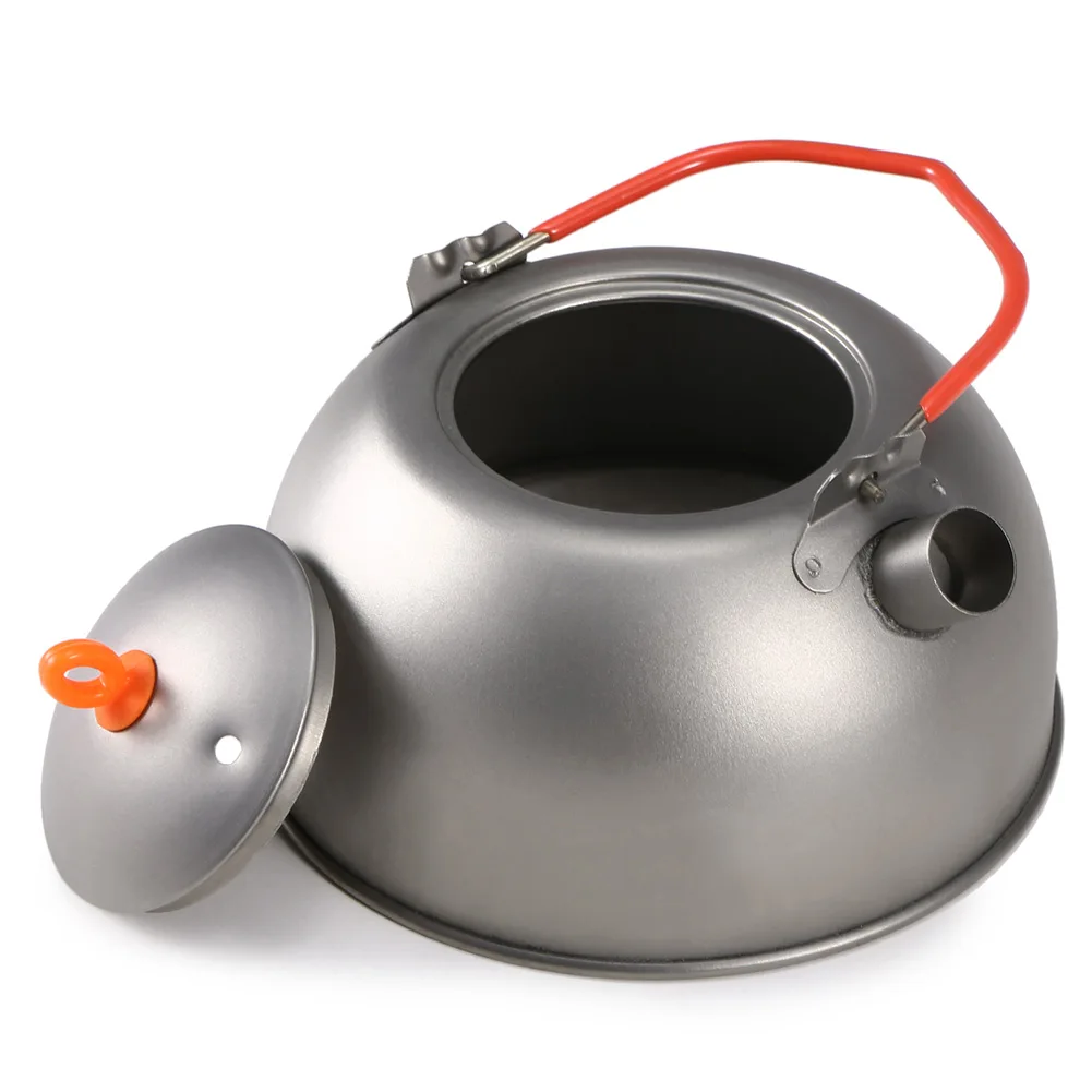 

600ml Tea Kettle Boiling Water Coffee Tea 40ml Double Wall Cup Outdoor Kettle Double-layer Water Cup